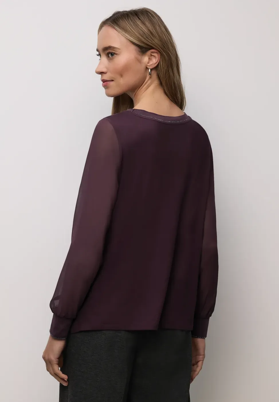 2in1 chiffon shirt