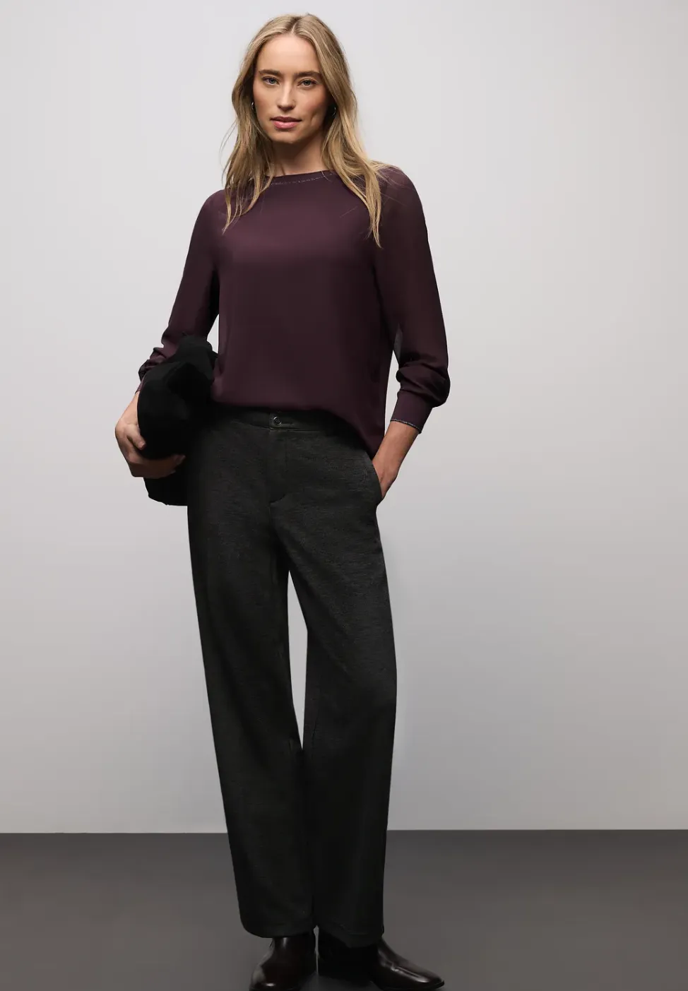 2in1 chiffon shirt