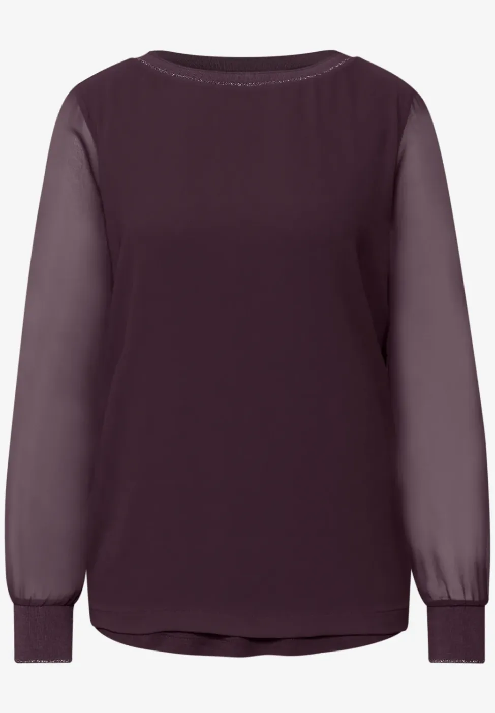 2in1 chiffon shirt