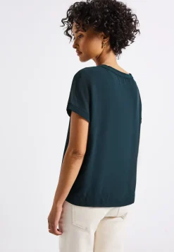 2-in-1 chiffon shirt