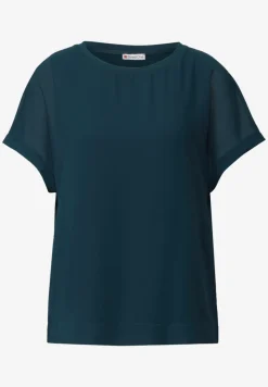 2-in-1 chiffon shirt