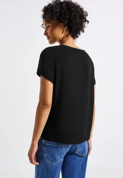 2-in-1 chiffon shirt
