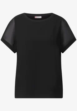 2-in-1 chiffon shirt