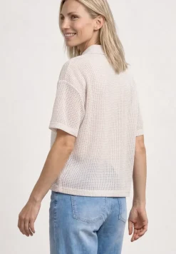 2-in-1 mesh poloshirt met korte mouwen