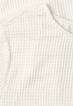 2-in-1 shirt van mesh met boothals