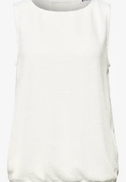 2-in-1 top van mesh met boothals