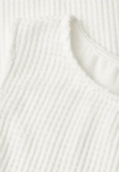 2-in-1 top van mesh met boothals