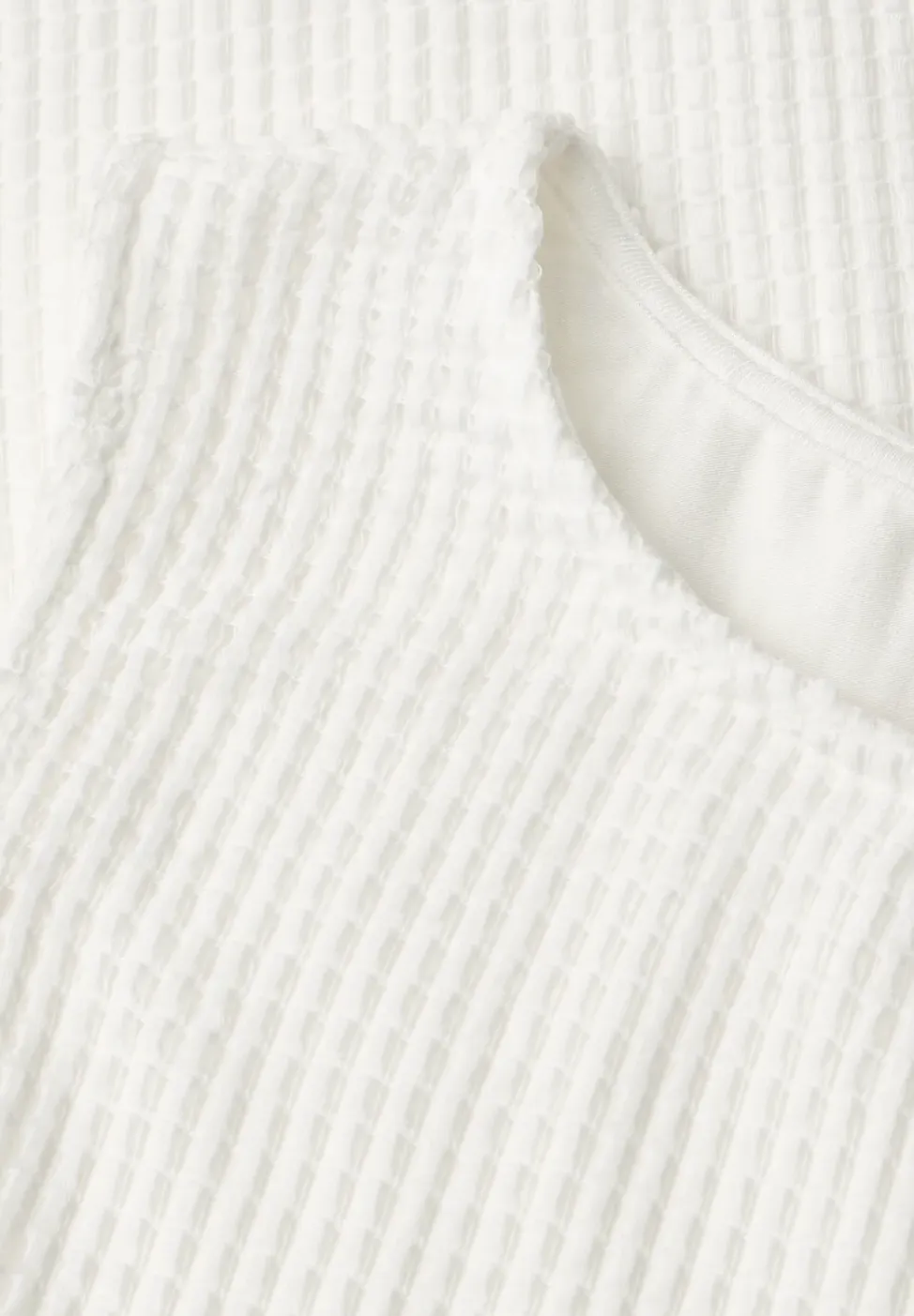 2-in-1 top van mesh met boothals