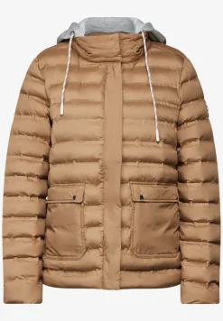 Jacke mit abnehmbarer Kapuze