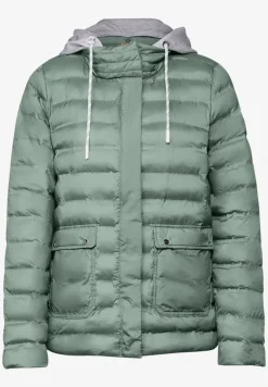 Jacke mit abnehmbarer Kapuze