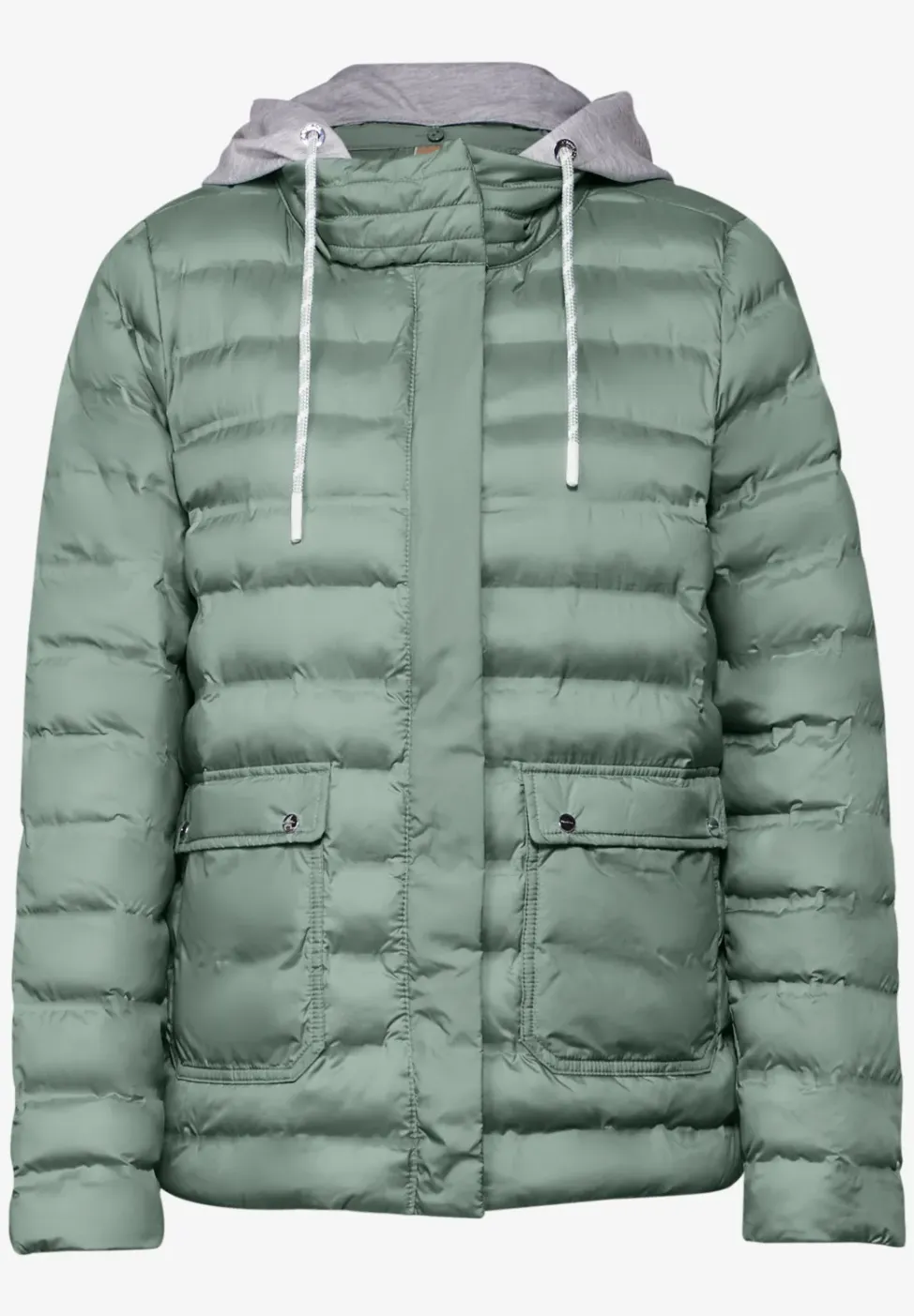 Jacke mit abnehmbarer Kapuze