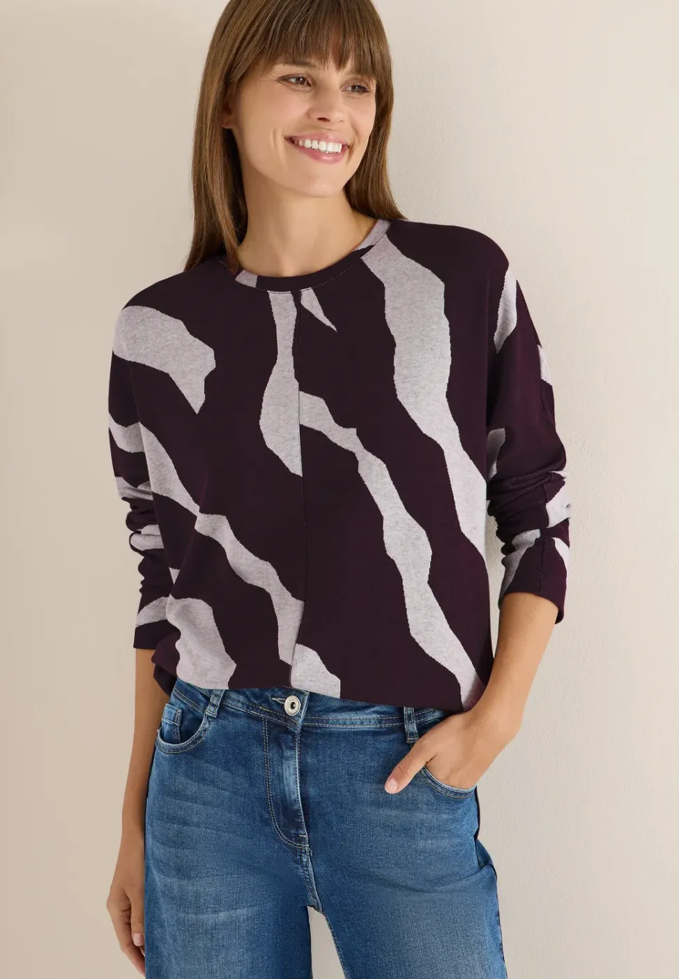 Jacquard gemêleerd Shirt