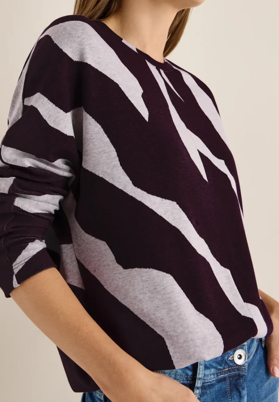 Jacquard gemêleerd Shirt
