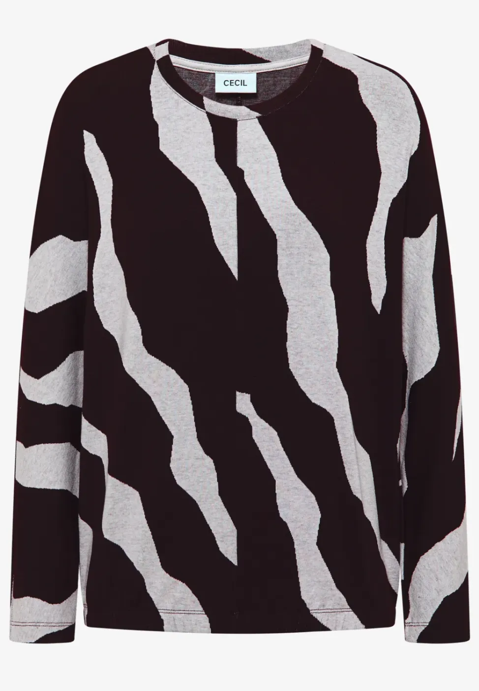Jacquard gemêleerd Shirt