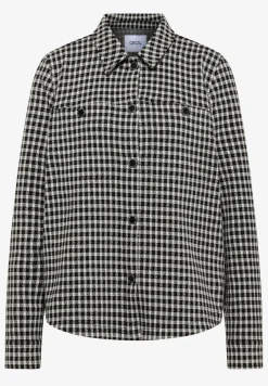 Jacquard geruite binnenjas