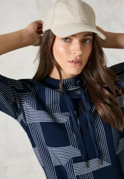 Jacquard shirt met lange mouwen