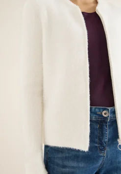 Jacquard vest met rits