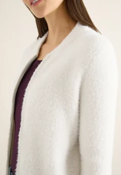 Jacquard vest met rits