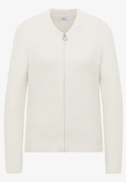 Jacquard vest met rits