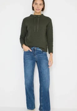 Jacquard Funnel Hals Shirt