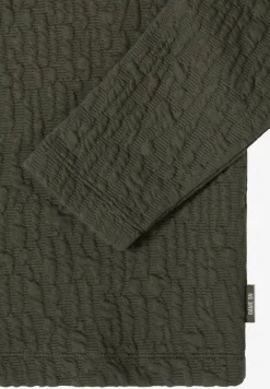 Jacquard Funnel Hals Shirt