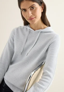Jacquard hoodie met glitter