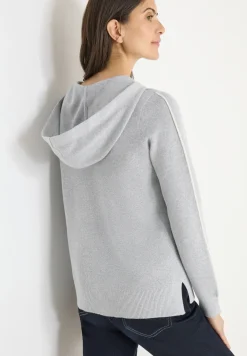 Jacquard hoodie met glitter