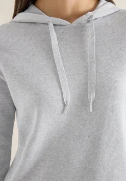 Jacquard hoodie met glitter