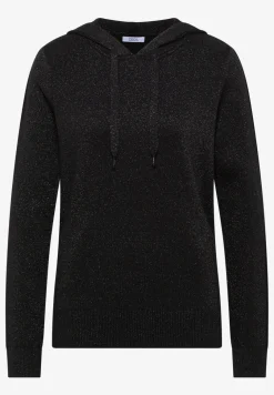 Jacquard hoodie met glitter