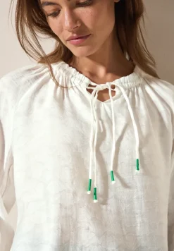 Jacquard tuniekblouse