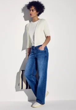 Jas met gebreide look