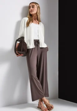 Jas met gebreide look