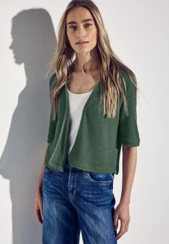 Jas met gebreide look