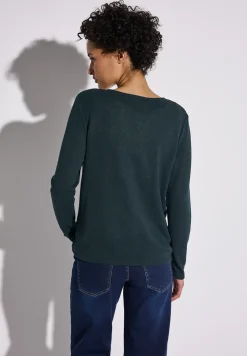 Jas met gebreide look