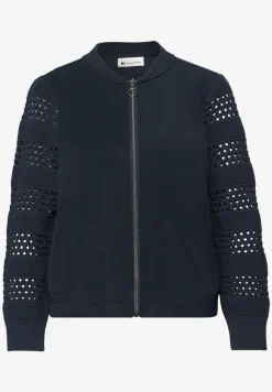 Jas met lange mouwen in Silk-Look