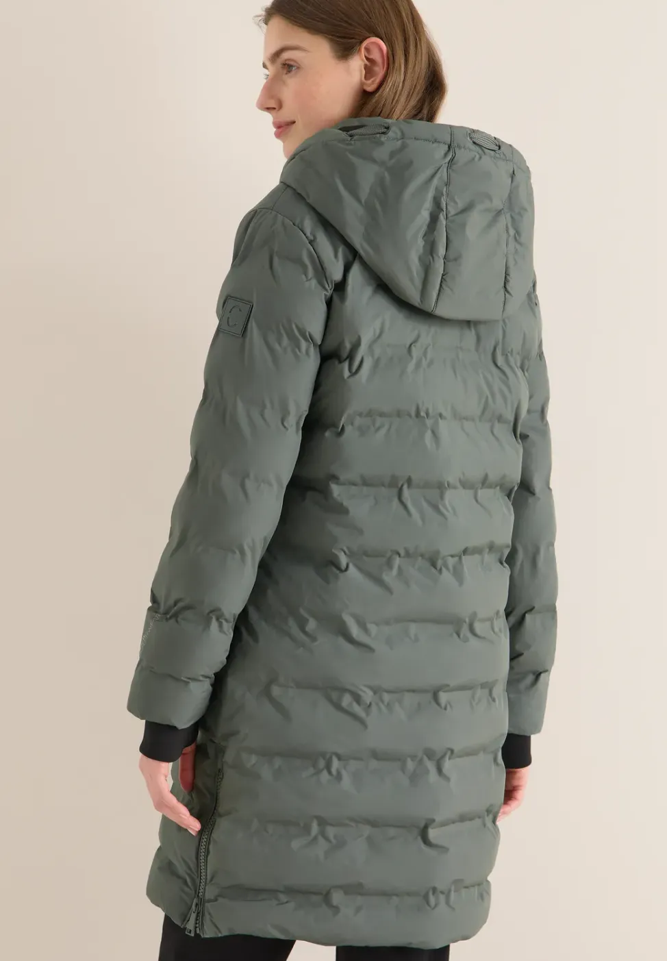 Jas met naadloos quiltwerk