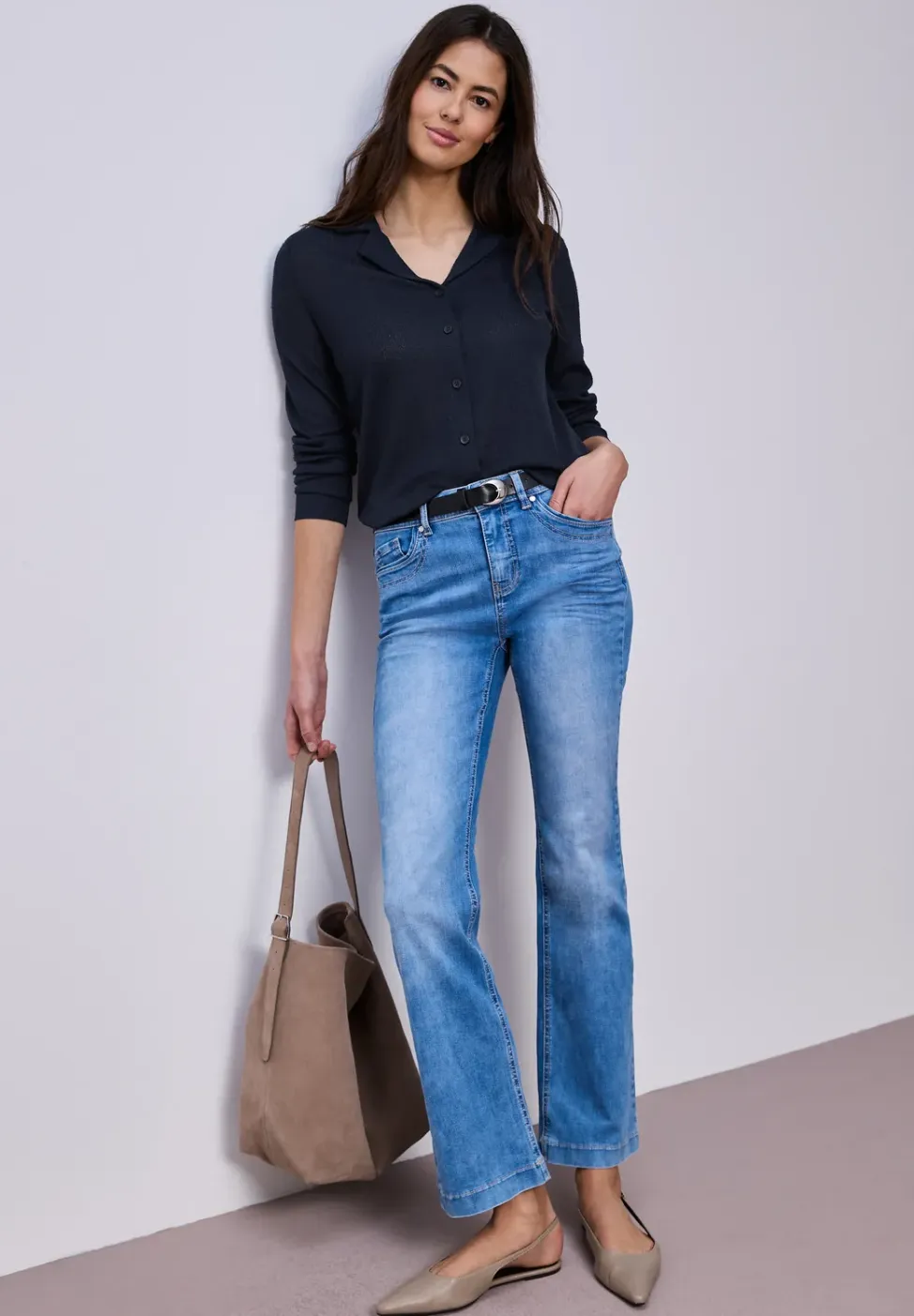 Jas in effen kleur