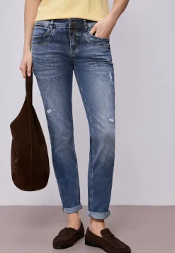 Jeans met destroyed look