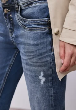 Jeans met destroyed look