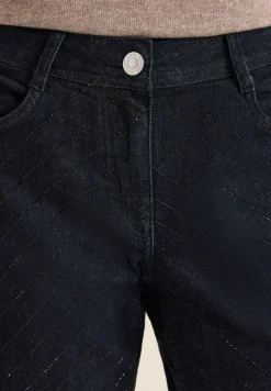 Jeans met edelstenen
