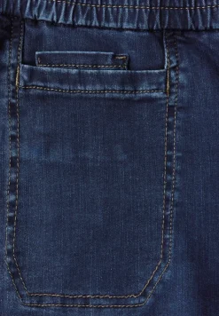 Jeans met elastische tailleband