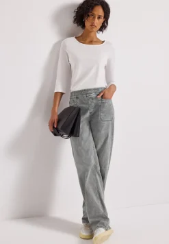 Jeans met elastische tailleband