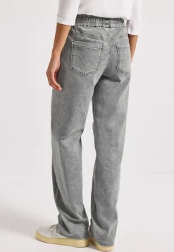 Jeans met elastische tailleband