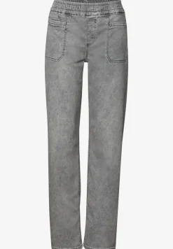 Jeans met elastische tailleband