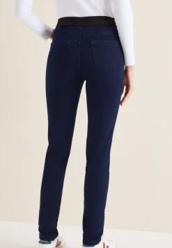 Jeans met elastische tailleband
