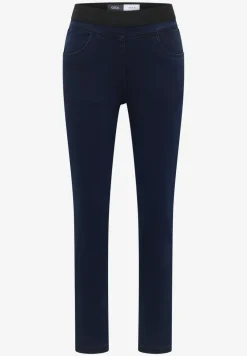Jeans met elastische tailleband
