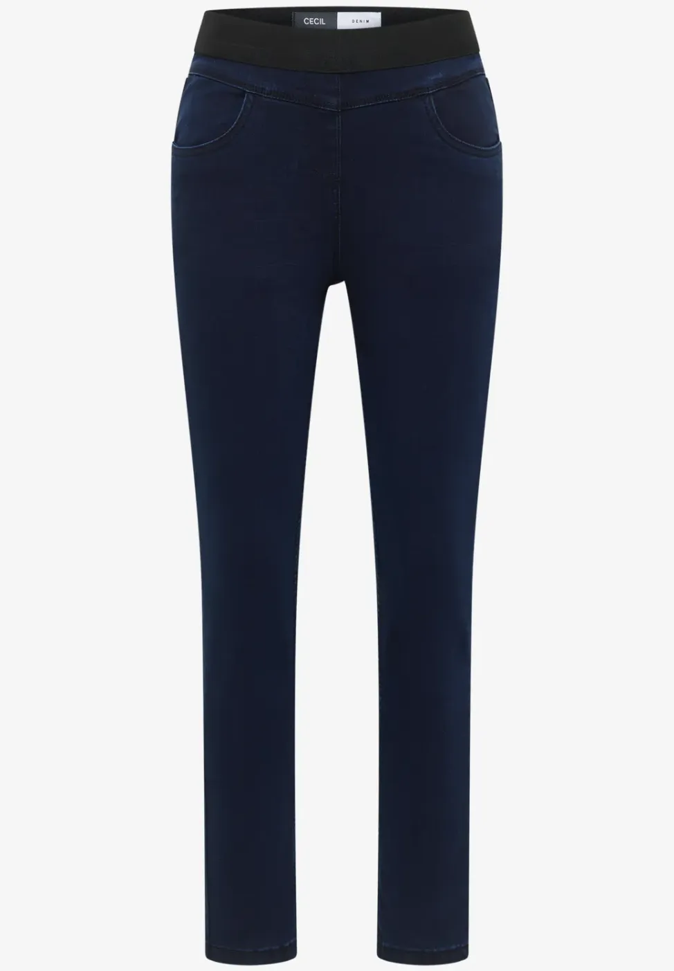 Jeans met elastische tailleband