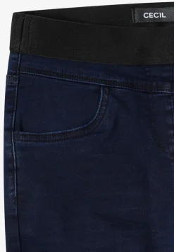 Jeans met elastische tailleband
