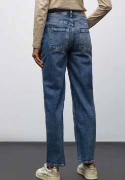 Jeans met gallonstrepen