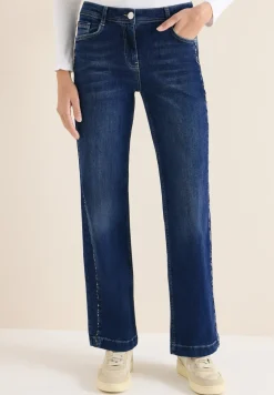 Jeans met gallonstrepen